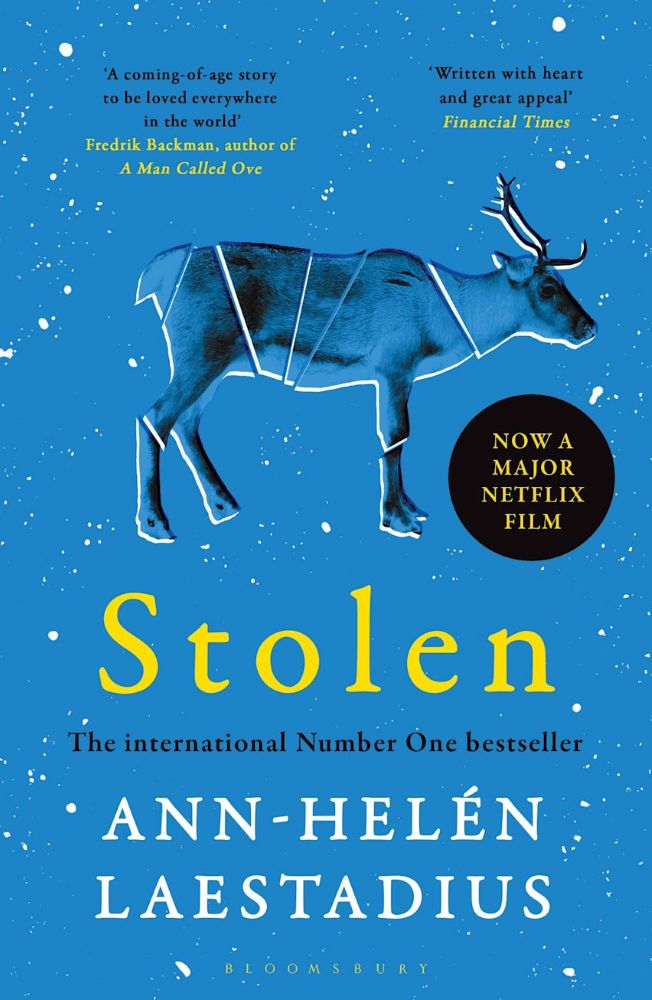 Book cover of the UK edition of Ann-Helén Laestadius's Stolen.