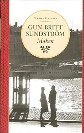 Book cover of Maken: two silhouettes standing by lake shore