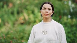 Elin Anna Labba in front of grassy background