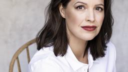 Eva Frantz in white shirt