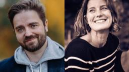 Composite images of Ted Forsström and Åsa Lucander.