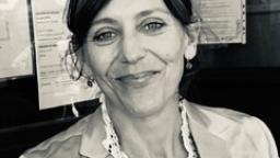 Black-and-white image of Hedda Krausz Sjögren