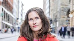 Malin Kivelä in a city street